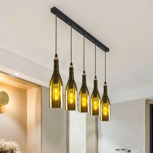 Tayler 1 - Light Kitchen Island Dome Pendant with PVC Accents