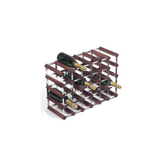 RTA 30 Bottle Traditional Wine Rack-Fully Assembled-Dark Pine (FSC)