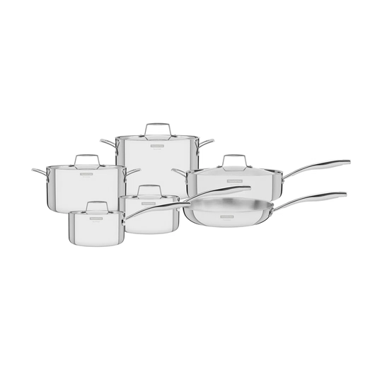 Tramontina 6 Pcs. Tri-Ply Cookware Set