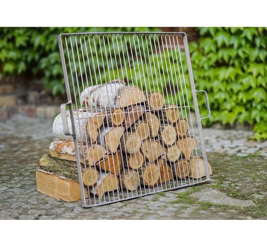 Square Cooking Grid For Brazier In Natural Steel 50X50 Cm