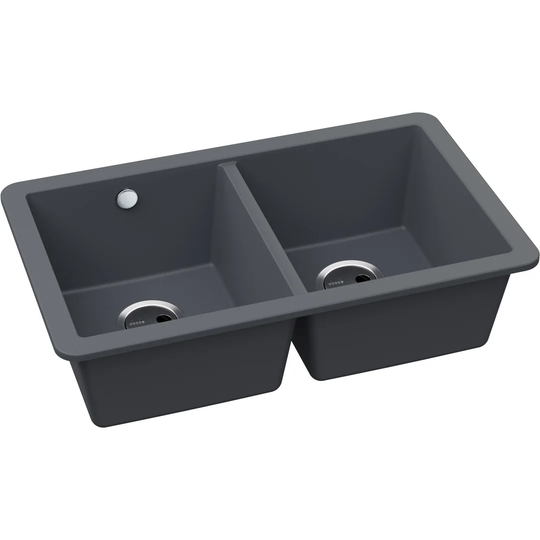 Matrix SQ GR15 Double Bowls Inset Kitchen Sink