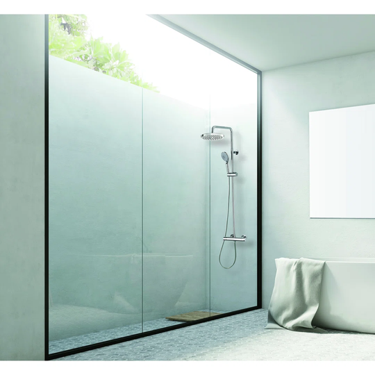 Mixer Shower with Rain/Adjustable Shower Head