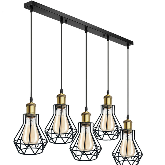 Auerbach 5-Light Cluster Dome Pendant