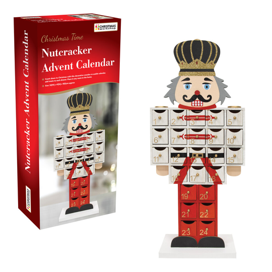 The Christmas Workshop 71029 Nutcracker Design Wooden Advent Calendar