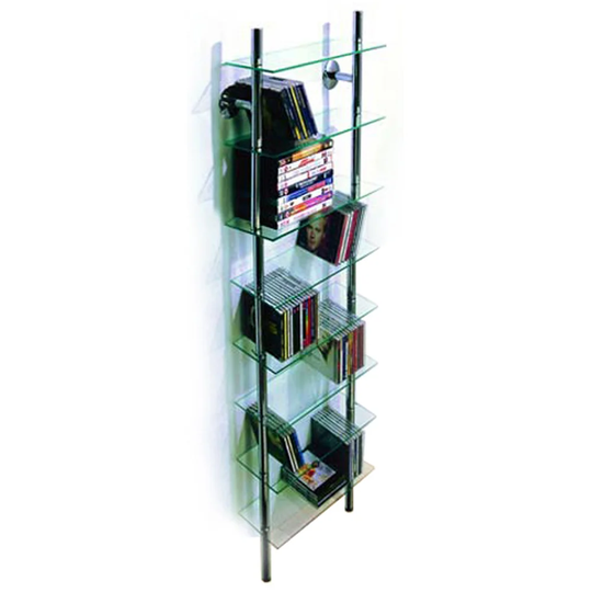 Multimedia Wall Mounted Open DVD/CD Shelf