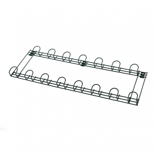 Oypla 15 Hook Wall Mounted Garden Tool Storage Rack Hanger Shed & Garage