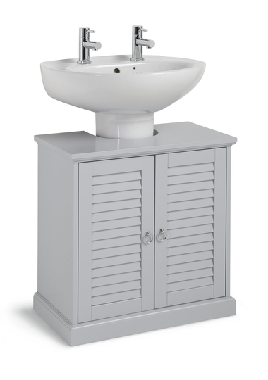 Argos Home Le Marais Louvered Under Sink Unit - Grey