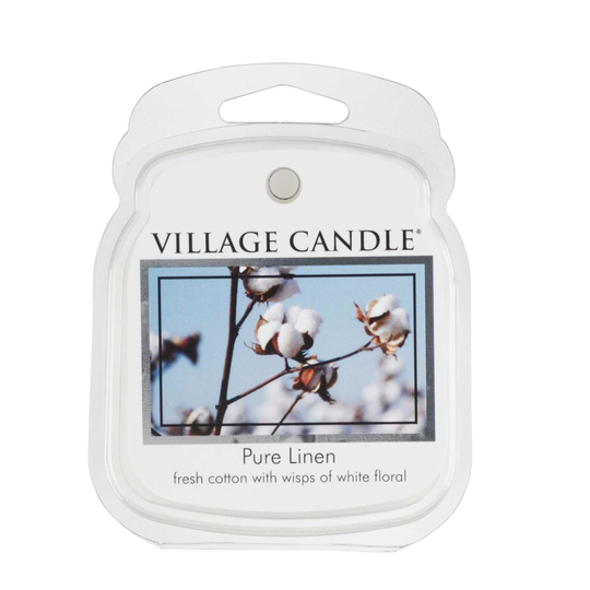 Village Candle Wax Melt Packs For Use with Melt Tart & Oil Pure Linen