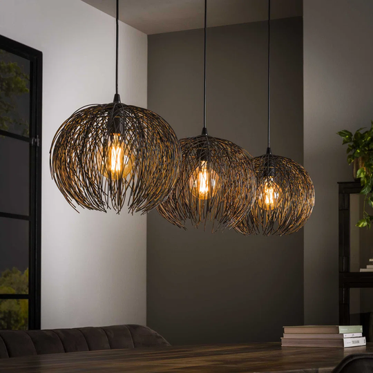 Whit 1 - Light Kitchen Island Globe Pendant