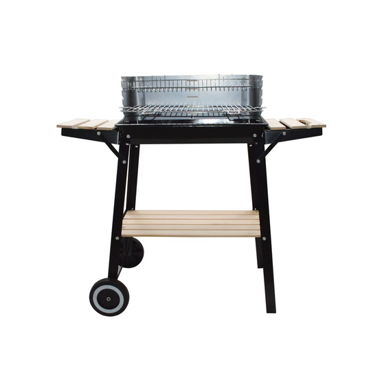 BUFFALO: Mobile And Practical Barbecue! Wood Or Charcoal