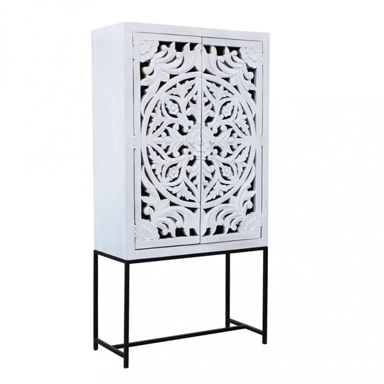 Jamie-Coll 90 Cm Wide Solid Wood Sideboard