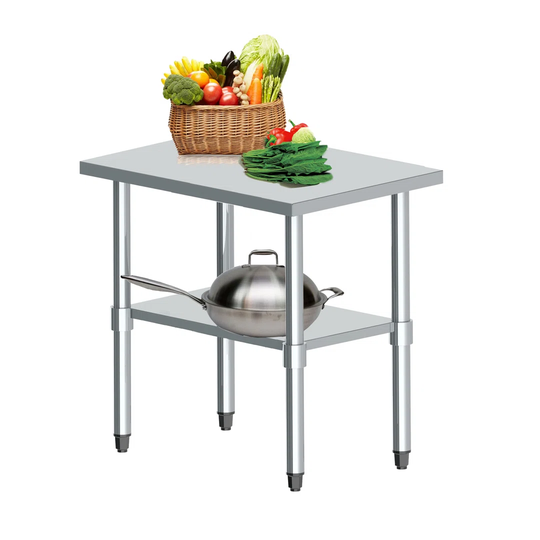 Symple Stuff Stainless Steel Catering Table 2Ft x 3Ft