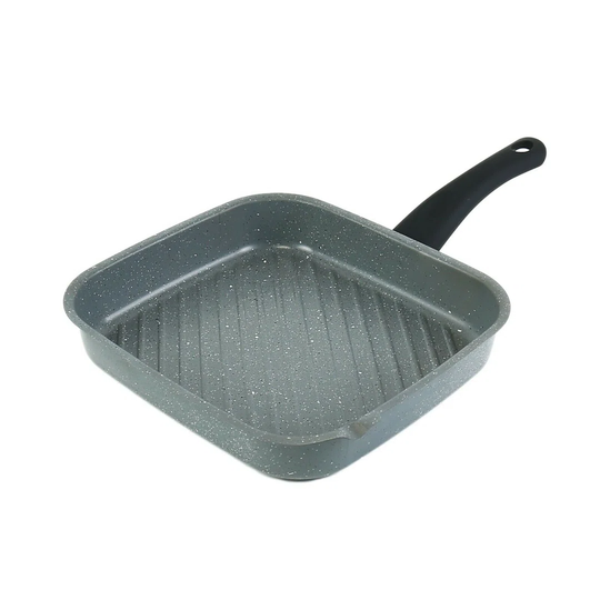 DALEMOOR Forged Carbon Pots & Pans[Square Grill Pan [515969]]