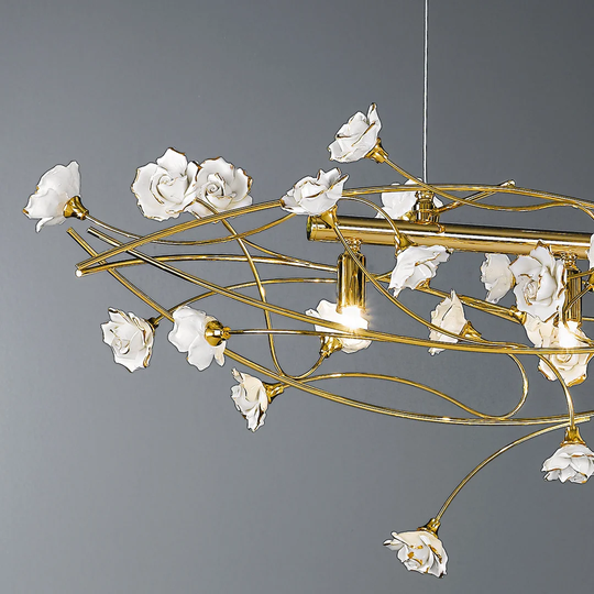 Twister Rose 5-Light Kitchen Island Pendant