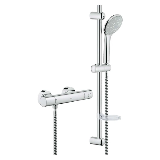 Grohe Grohtherm 1000 Cosmopolitan Thermostatic Shower Mixer & Kit