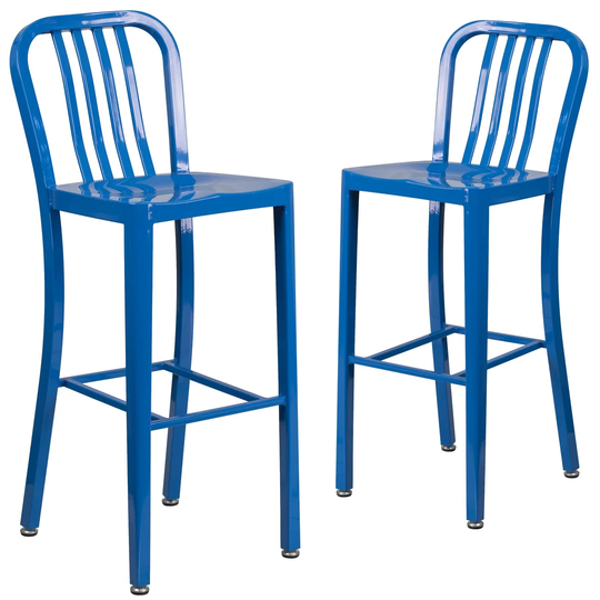 Commercial Grade Metal Indoor-Outdoor Bar Stool