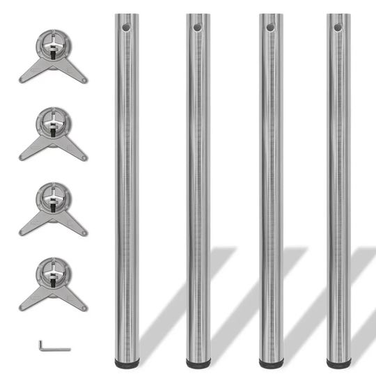 4 Height Adjustable Table Legs