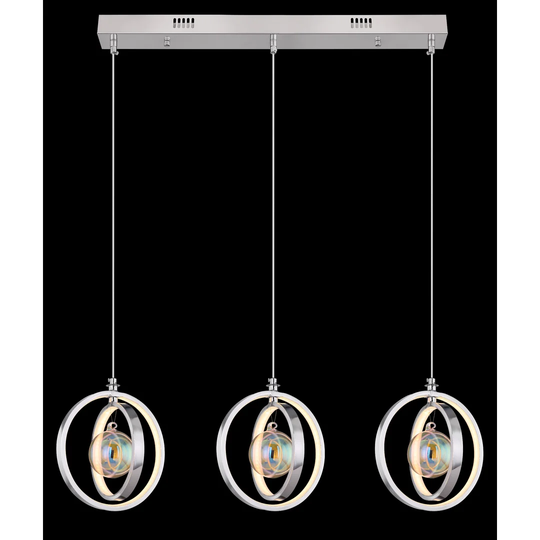 Cinda 3-Light Kitchen Island Linear LED Pendant