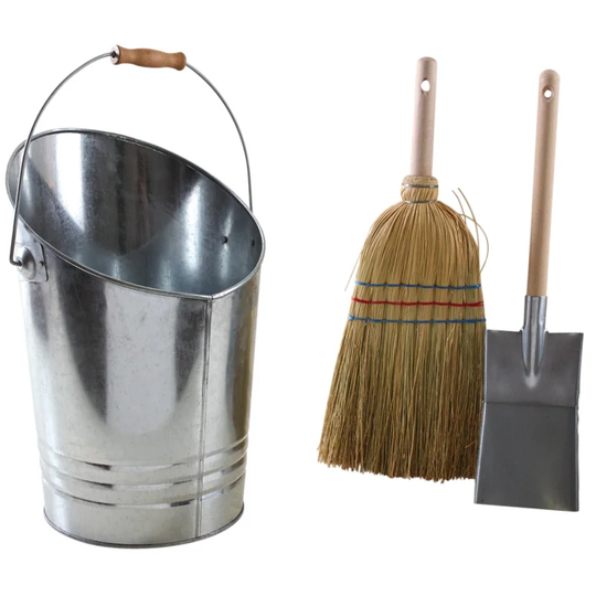 Walter 3 Pieces Zinc Fireplace Tool Set