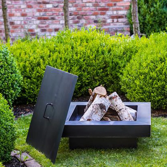 Admira Steel Outdoor Fire Pit with Lid