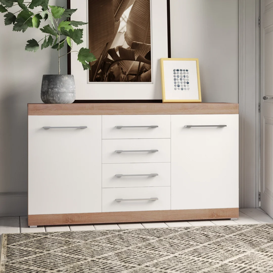 2 Door, 4 Drawer Sideboard