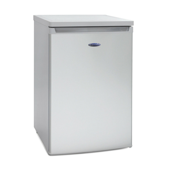 IceKing RHK551S.E | Under Counter Fridge with Freezer Icebox - Silver