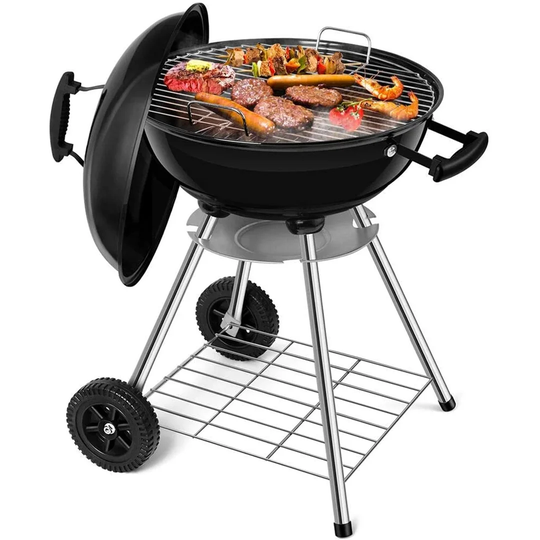 Bort 1-Burner Gas and Charcoal BBQ