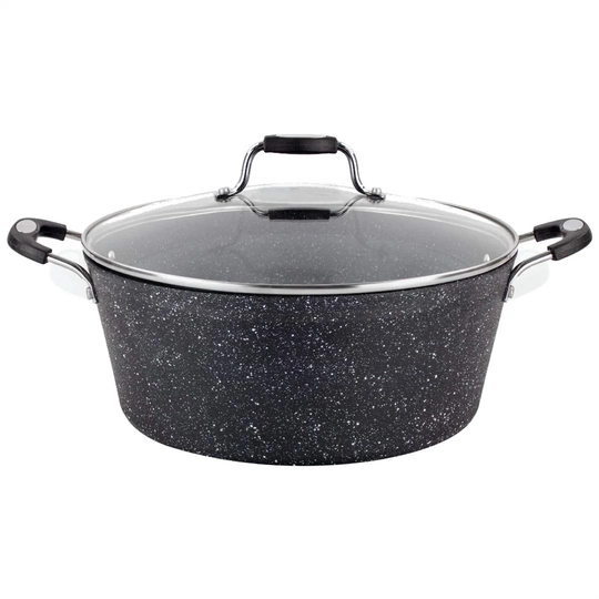 ELEP 7L l Non-Stick Aluminium Round Casserole Dish