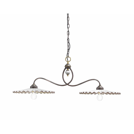 L'aquila 2-Light Kitchen Island Dome Pendant