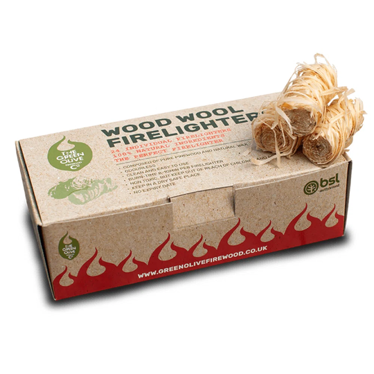 Wood Wool Firelighters 5 Packs x 24 Firelighters