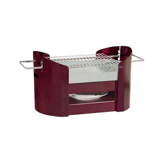 Foxy Red Galvanized Steel Portable Barbecue 70X36x33.5Cm