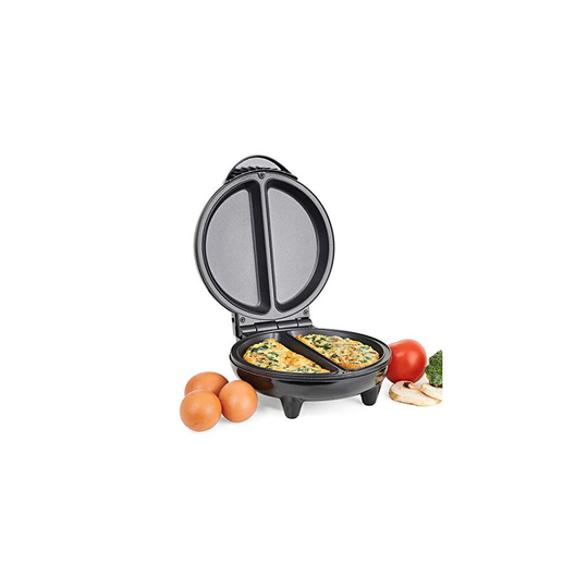 Emperial Deep Fill Omelette Maker Dual Electric Multi Cooker for Omelettes, Fried & Scrambled Eggs with Easy Clean Non-Stick Pan for Healthy Co