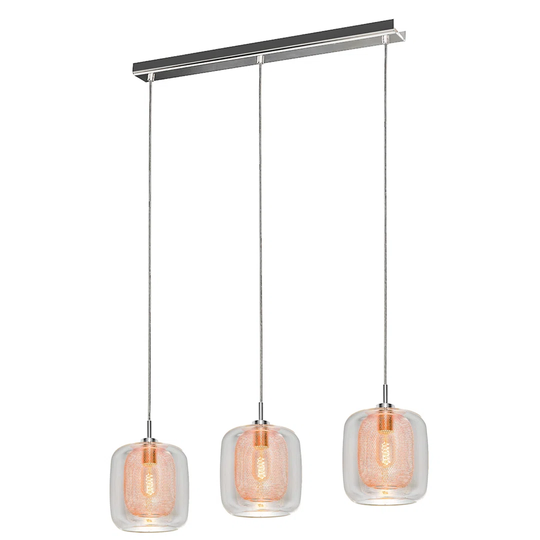 Hermione 3-Light Kitchen Island Pendant