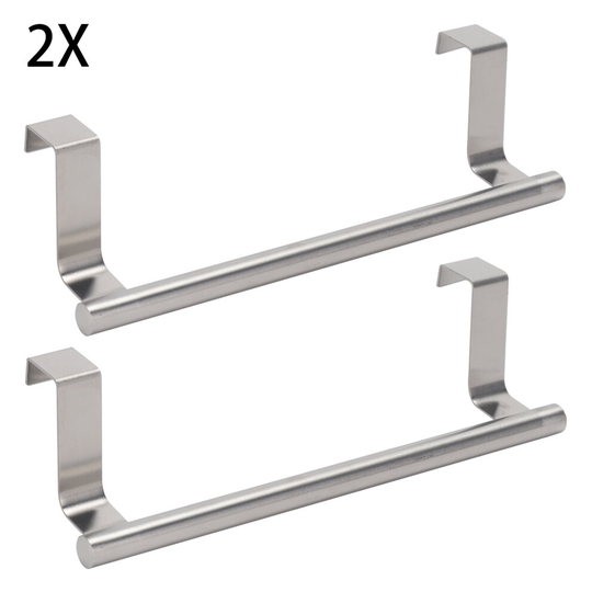Kitchen Cabinet Door Tea Hand Towel Rail Holder Hanger Storage Rack
