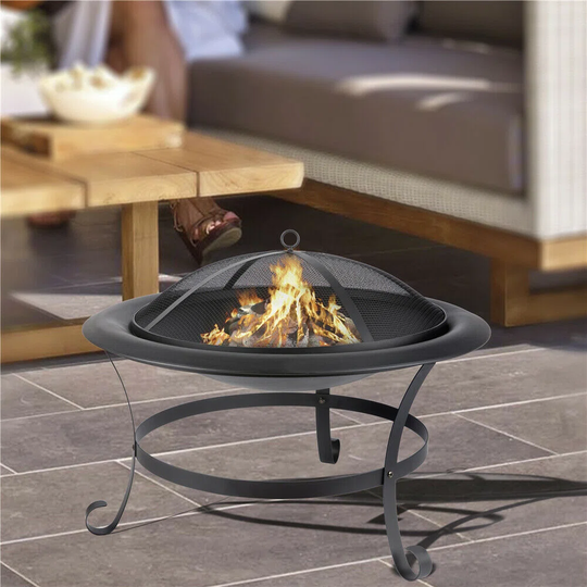 Capela 45Cm H x 55Cm W Iron Wood Burning Outdoor Fire Pit