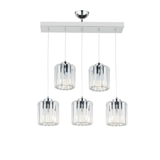 Endsley 5 - Light Kitchen Island Drum Pendant