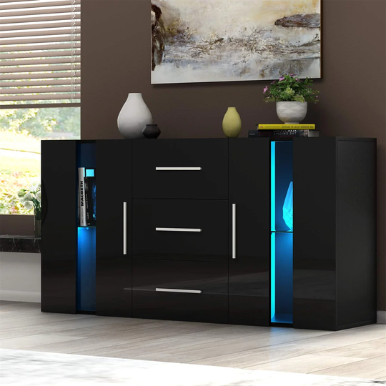 Gwydion 135Cm Wide 3 Sideboard