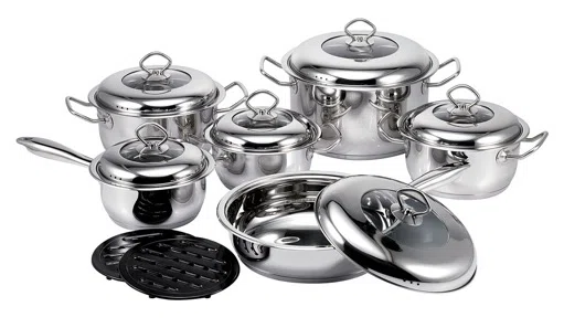 Dehaan 8 Piece 8 Piece Stainless Steel Cookware Set
