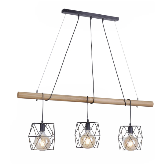 Hammett 3-Light Kitchen Island Jar Pendant