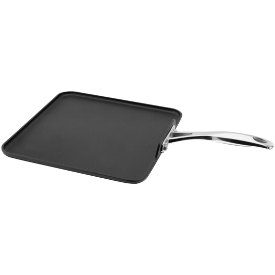 Stellar Hard Anodised, 28 x 28cm Non-Stick Griddle Pan