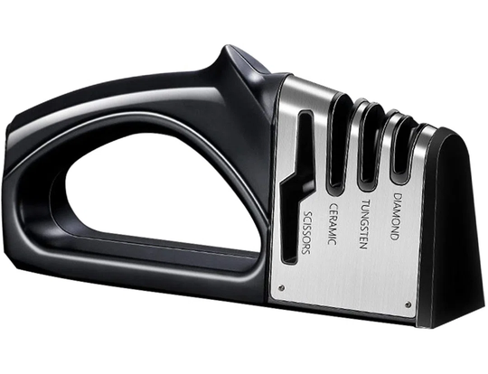C245696097F84A9BA33C713F1D4C31D8, 4 In 1 Professional Kitchen Sharpener For Knives And Scissors Sharpening Designed For All Sized Household Knives, Ea