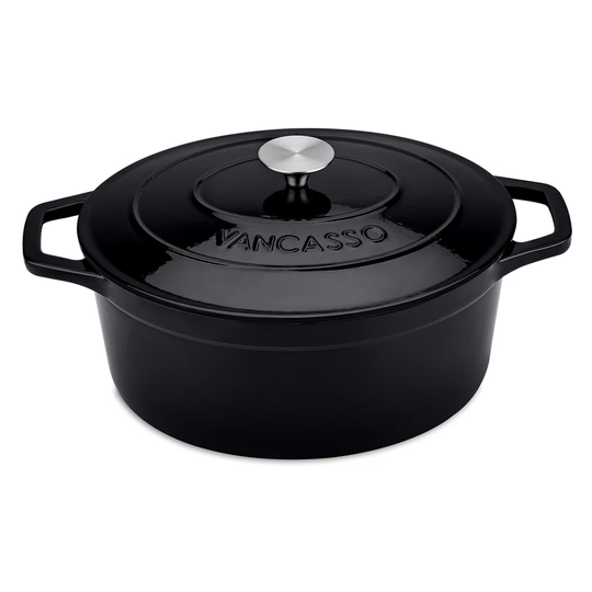 Vancasso Non-Stick Cast Iron Oval Casserole Dish