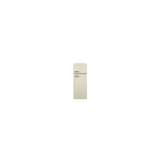 Top Mount Retro Fridge Freezer in cream