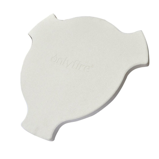 Onlyfire Heat Deflector for Large Big Green Egg and Premier Kamado Kooker, 44.5CM (17 1/2"), Ceramic Kamado Grill Smoker Replacement
