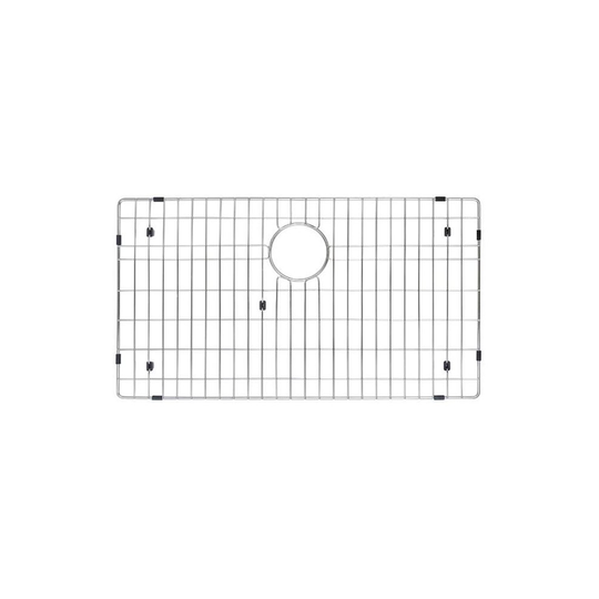 Kraus KBG-100-30 Stainless Steel Bottom Grid with Protective Anti-Scratch Bumpers for Kitchen Sink