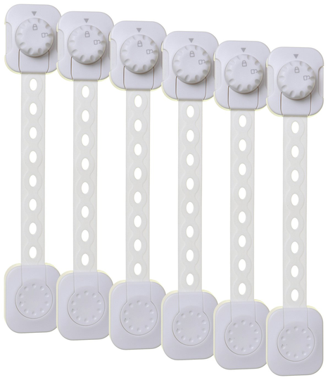 Dreambaby Twist N Lock Multi-Purpose Safety Latch - 6 pack