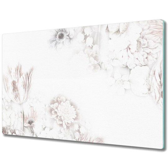 Verlyn Tempered Glass Vintage Flowers Chopping Board