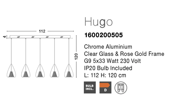 Croom 5-Light Kitchen Island Pendant