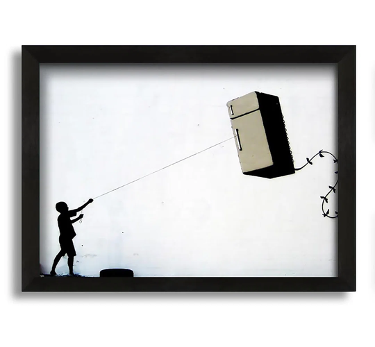 Fridge Kite - Picture Frame Painting on Canvas
