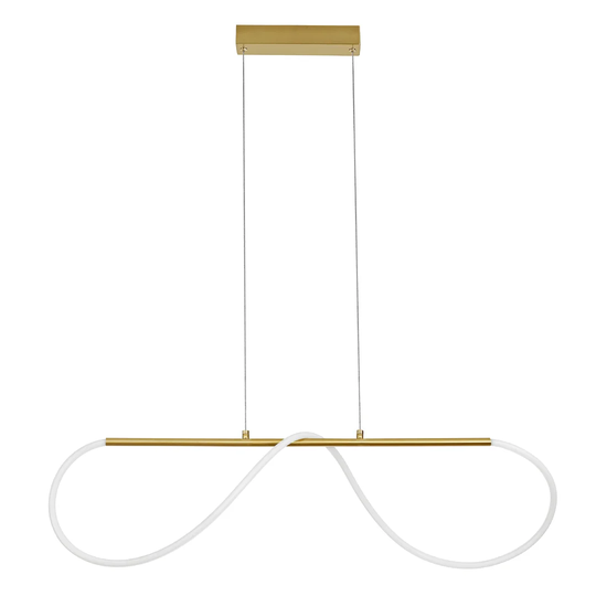 Finlay 1-Light Kitchen Island Geometric LED Pendant
